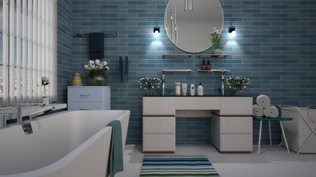 bathroom tiles fittings lights prime cost sum items