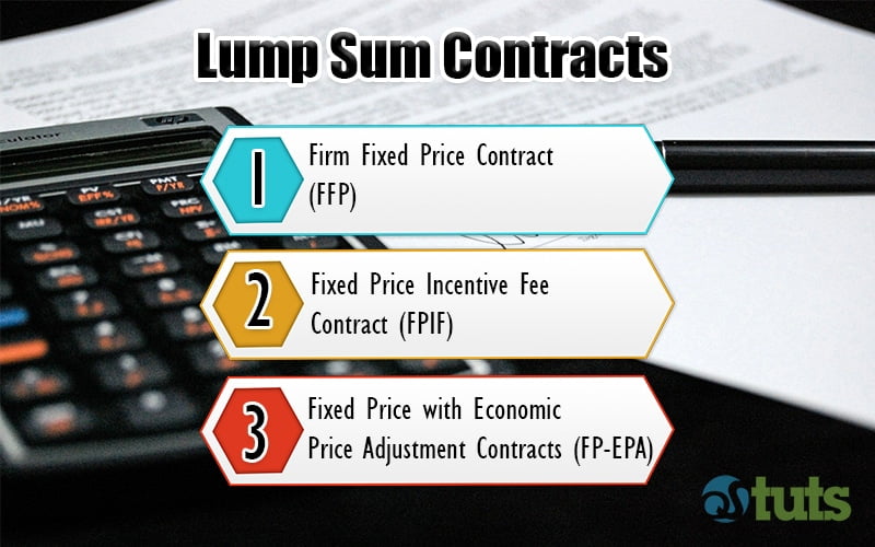 Types of lump sum contract