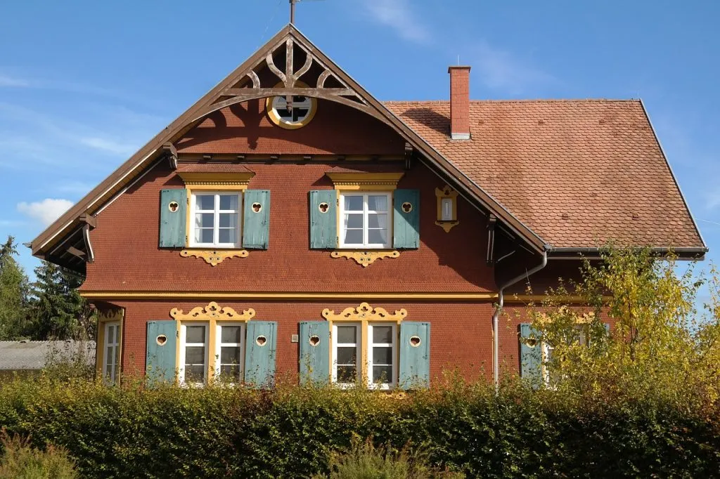 house, building, residential house, Gable roof