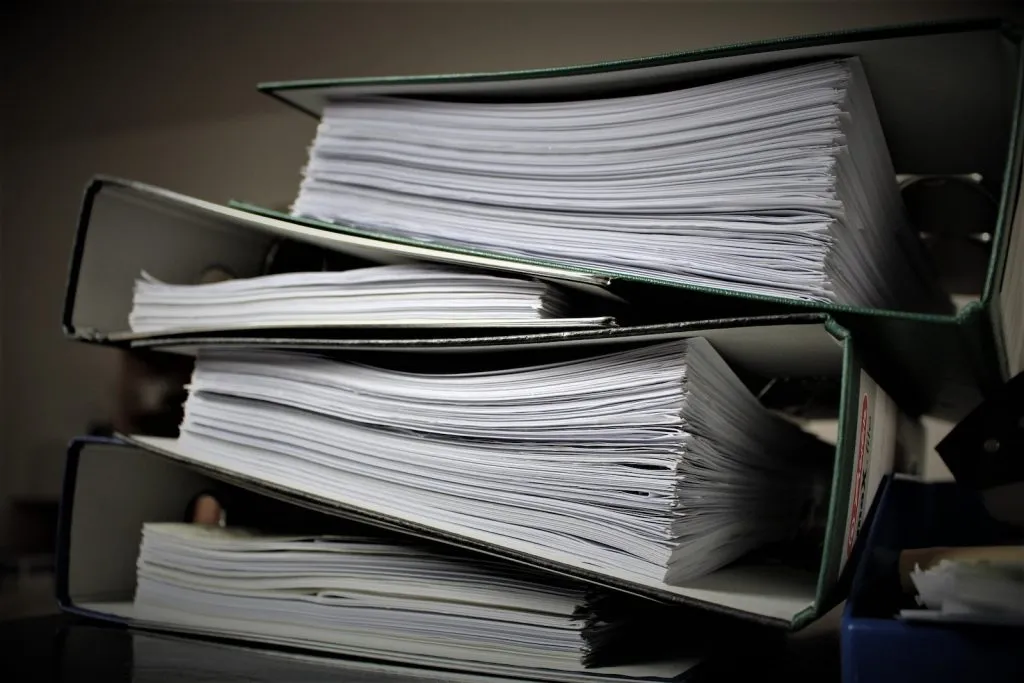 Pile of Folders, Tendering Process In Construction, Tender documents