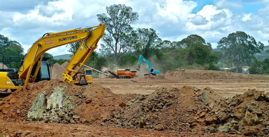 bulldozer, crawler, earth-moving, Land, Site visits, Tendering Process In Construction