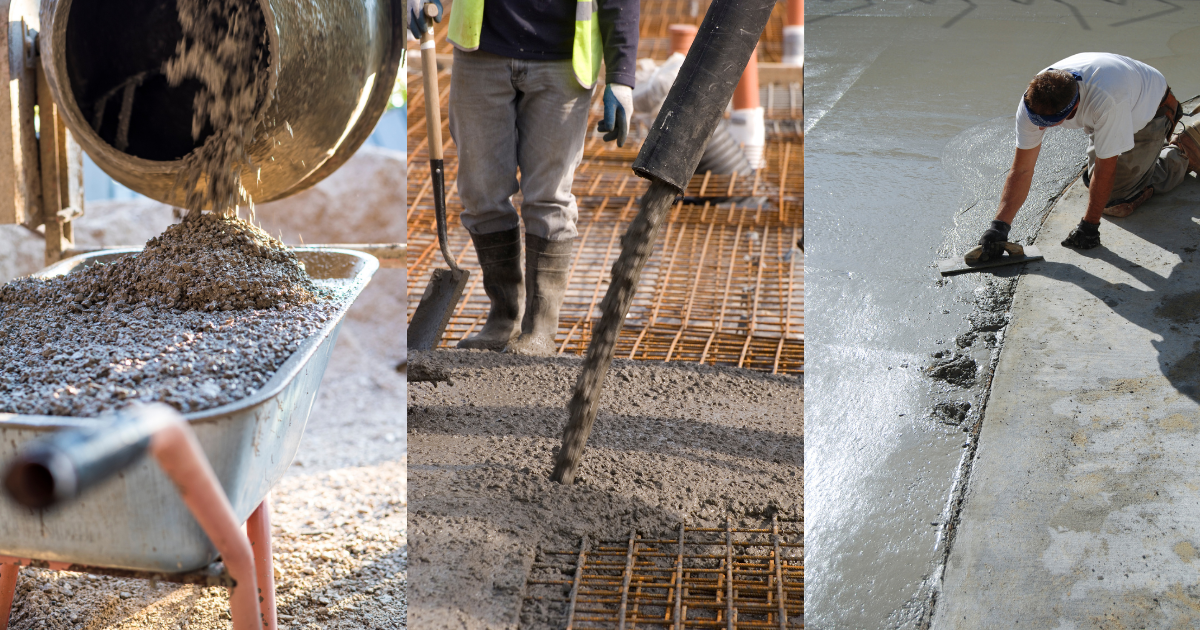 mixing ballast concrete ratio , Ready-Mix Concrete, Concrete Pour