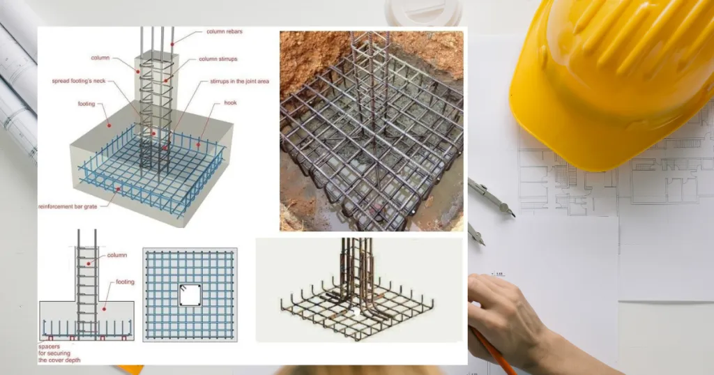 Structural Footing detail Shop Drawings In Construction