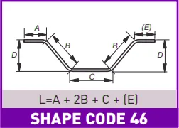 Reinforcement BS Shape Code 46